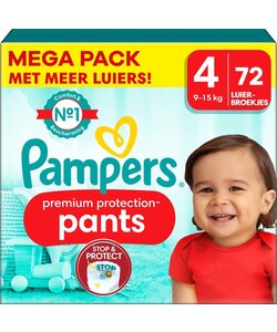 Pampers Premium Protection Pants - Maat 4 - 72 Luierbroekjes