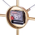 Igoods Tranquality Wandklok - Moderne Industriële Klok - Metaal Muurklok - Stil Uurwerk - Minimalistisch Design - 60 cm - Goud