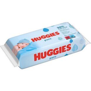 Huggies billendoekjes - Pure - 56 stuks
