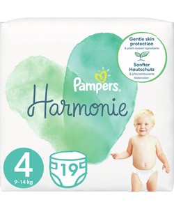 Pampers Harmonie - Maat 4 - 19 Luiers