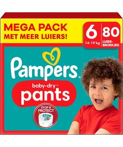 Pampers Baby Dry Pants - Maat 6 - 80 Luierbroekjes