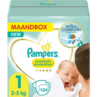 Pampers Premium Protection - Maat 1 - 104 Luiers