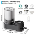 Igoods Igoods Waterfilter - Kraanfilter - Keukenkraan Filter - Waterverzuiveraar Kraanwater - Waterontharder - Zwart