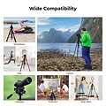 Igoods Igoods Camera Statief - Smartphone Statief - Afneembare Kop - Tripod - Telefoonhouder - Incl Bluetooth Afstandsbediening - Aluminium - Zwart