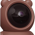 Igoods Igoods Beveiliginscamera - Wifi Camera - Babycamera - Camera Binnen - Draadloos - Teddybeer - HD Kwaliteit - 360° - Bellen Optie - met App - Bruin