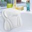 Igoods Igoods Luxe Badkussen - Home Spa Badkussen - Hoofd/nek/rug en schoudersteun - Thuisspa - Badkussen met 6 zuignappen - Luxe Badaccessoire - Wit