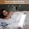 Igoods Igoods Daglichtlamp - Lichttherapielamp - Daylight Lamp - LED Daglicht Lamp - Tablet Vorm - Staand - Slaapverbeteraar - SAD Lamp - Incl Oplader - Wit
