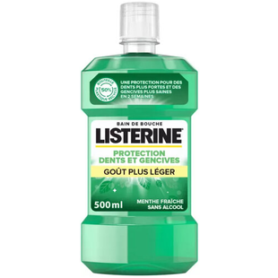 Listerine Mondwater Tand- en Tandvleesbescherming - Mildere Smaak - 500ml