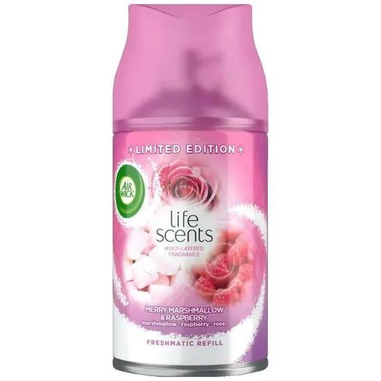Air Wick Air Wick Luchtverfrisser Navulling - Life Scents - Merry Marshmallow & Raspberry - 250ml