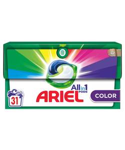 Ariel Wasmiddel - All in 1 Pods - Kleur - 31 Wasbeurten
