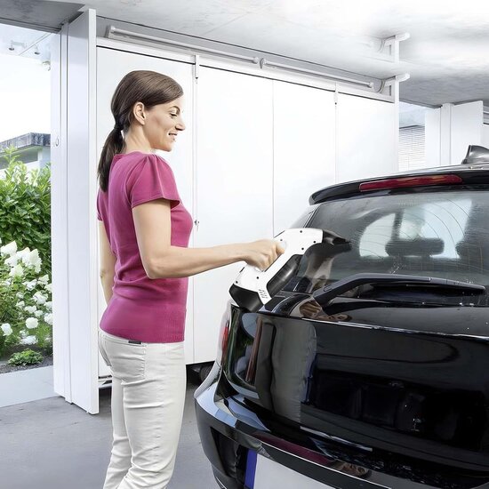 Igoods Igoods Elektrische Raamwisser - Ramenreiniger - Glazenwasser - Oplaadbaar - Raamtrekker - Inwasser - Streepvrij - Set van 2 - 150ml - Wit