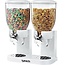 Igoods Igoods Ontbijtgranen Dispenser - Voorraadpotten - Voedselblik BPA Vrij - Cornflakes Opslag - 2 x 2 Liter - Wit