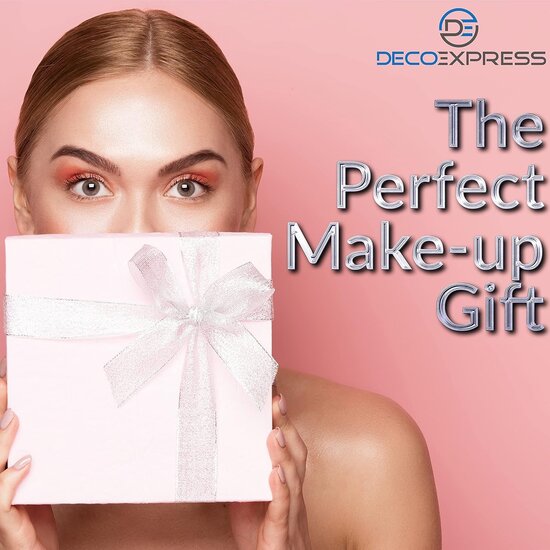 Igoods Igoods Make-up Organizer - Make-up Opslag - Cosmetica Organizer - Tweedelig - met Laden - Transparant