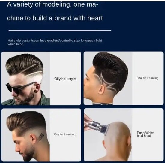 Igoods Igoods Tondeuse - Luxe Tondeuse - Professionele Trimmer - Groomer - Scheerapparaat - Baardtrimmer - Inclusief 4 opzetkammen – Batterij - Goud