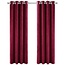 LW collection LW collection - gordijnen - kant en klaar - verduisterend - rood velvet - fluweel - 290x245cm