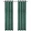 LW collection LW collection - gordijnen - groen velvet - kant en klaar - fluweel - 290x245cm