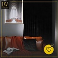 LW collection LW collection - gordijnen Zwart Velvet Kant en klaar 290x270cm - Kant en klare gordijnen met ringen Velours - Fluwelen Verduisterende gordijnen