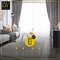 LW collection LW collection - gordijnen - verduisterend - grijs velvet - kant en klaar - fluweel - 290x270cm