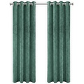 LW collection LW collection - gordijnen - kant en klaar - verduisterend - groen velvet - fluweel - 140x270cm