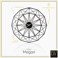 LW collection LW Collection | Wandklok Megan 60 cm