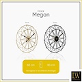 LW collection LW Collection | Wandklok Megan 60 cm