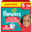Pampers Pampers Baby Dry Pants - Maat 5 - 74 Luierbroekjes