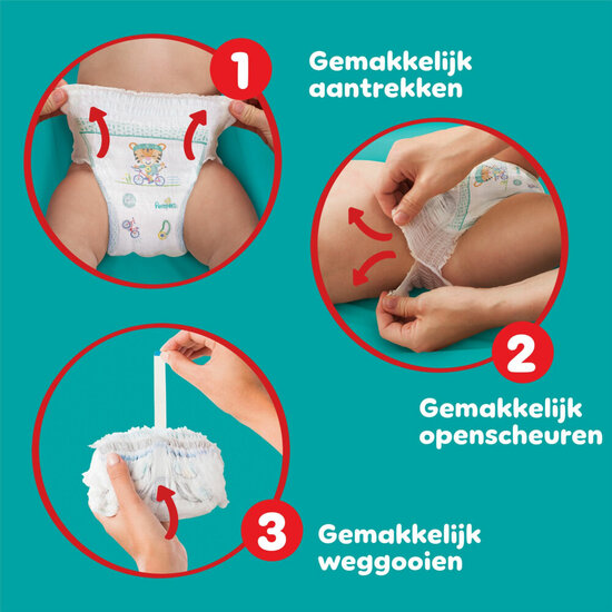 Pampers Pampers Baby Dry Pants - Maat 7 - 116 Luierbroekjes