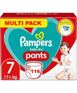 Pampers Baby Dry Pants - Maat 7 - 116 Luierbroekjes