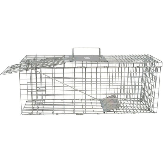 Igoods Igoods Kattenvangkooi - Kattenvanger - Vangkooi - Diervriendelijke Kattenvangkooi - Marterverjager - Martervangkooi - Steenmarterkooi - 110 x 33 x 36cm