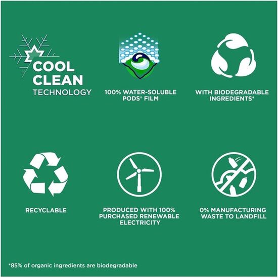 Ariel Ariel Wasmiddel - All in 1 Pods - Mountain Spring - 65 Wasbeurten