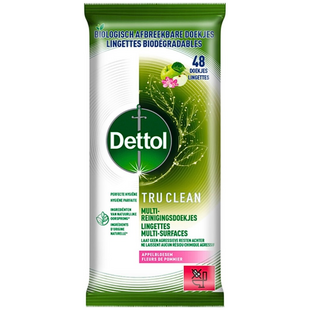 Dettol Reinigingsdoekjes Tru Clean - Appelbloesem  - 48st