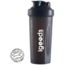 Igoods Igoods Shakebeker – Met RVS Mixerbal – BPA-vrij & Lekvrij – Shaker voor Proteïne Shakes, Smoothies & Sportvoeding – Fitness Shake Cup – 600ml – Zwart