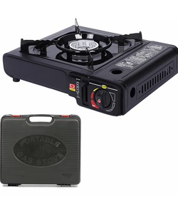 Campingtoekookstel op Gas - 1-Pits - Gaskoffer