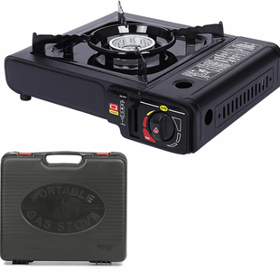 Campingtoekookstel op Gas - 1-Pits - Gaskoffer