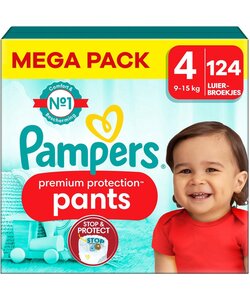 Pampers Premium Protection Pants - Maat 4 - 124 Luierbroekjes