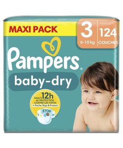 Pampers Baby Dry - Maat 3 - 124 Luiers