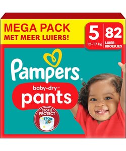 Pampers Baby Dry Pants - Maat 5 - 82 Luierbroekjes