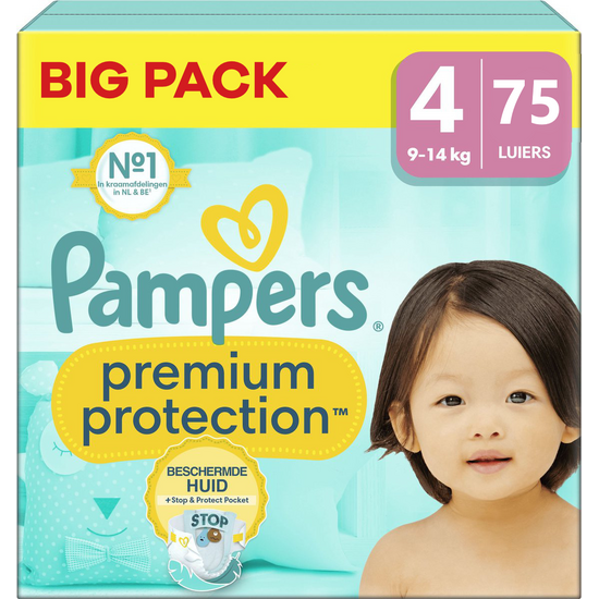 Pampers Pampers Premium Protection - Maat 4 - 75 Luiers