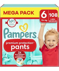 Pampers Premium Protection Pants - Maat 6 - 108 Luierbroekjes