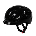 Igoods Igoods Fietshelm - Snorfietshelm - Helm - E-bike Helm - Helm voor Volwassenen - Verstelbaar - Zwart