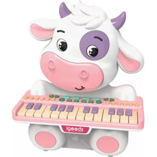 Igoods Baby Zing Speel Piano - Baby Muziek Instrument - Dierenpiano – Interactief speelgoed - Dierengeluiden