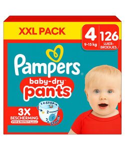 Pampers Baby Dry Pants - Maat 4 - 126 Luierbroekjes