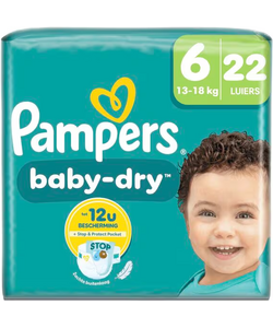 Pampers Baby Dry - Maat 6 - 22 Luiers