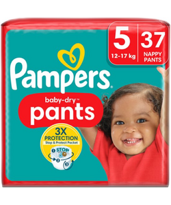 Pampers Baby Dry Pants - Maat 5 - 37 Luierbroekjes