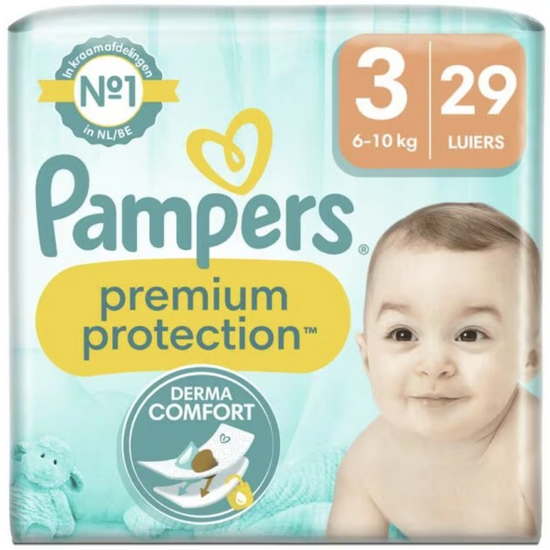 Pampers Pampers Premium Protection - Maat 3 - 29 Luiers