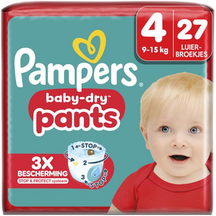 Pampers Baby Dry Pants - Maat 4 - 27 Luierbroekjes