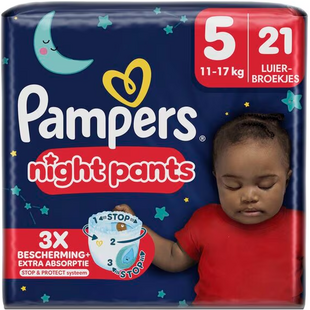 Pampers Night Pants - Maat 5 - 21 Luierbroekjes