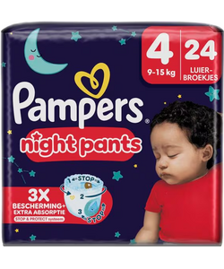 Pampers Night Pants - Maat 4 - 24 Luierbroekjes