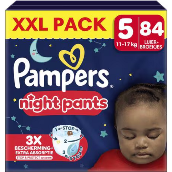Pampers Pampers Night Pants - Maat 5 - 84 Luierbroekjes