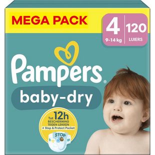 Pampers Baby Dry - Maat 4 - 120 Luiers